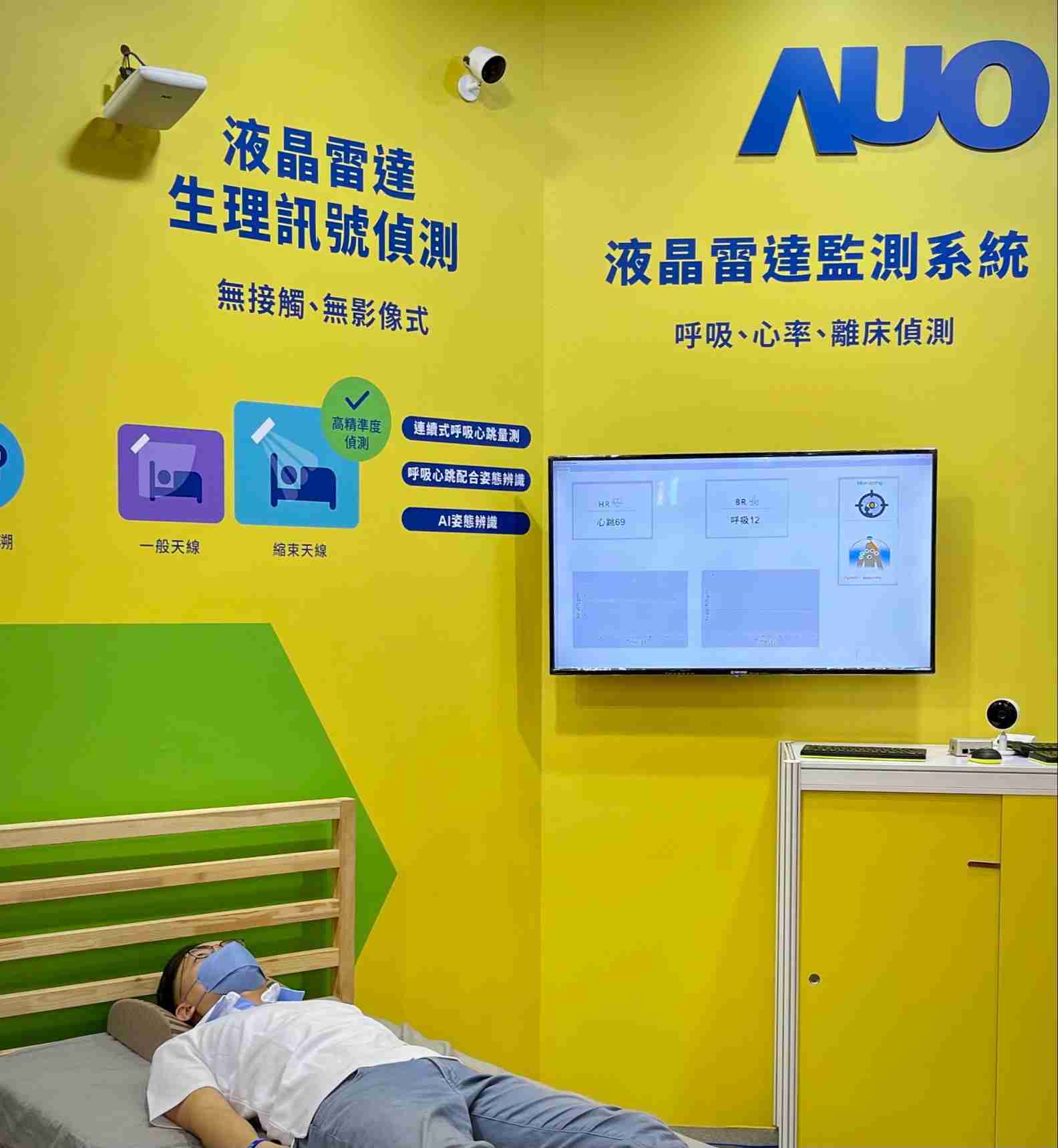 z6尊龙颐康「无接触生理监测雷达」，，，，免除传统线路与贴片束缚，，，精准侦测呼吸、、、、心跳等重要生理讯号